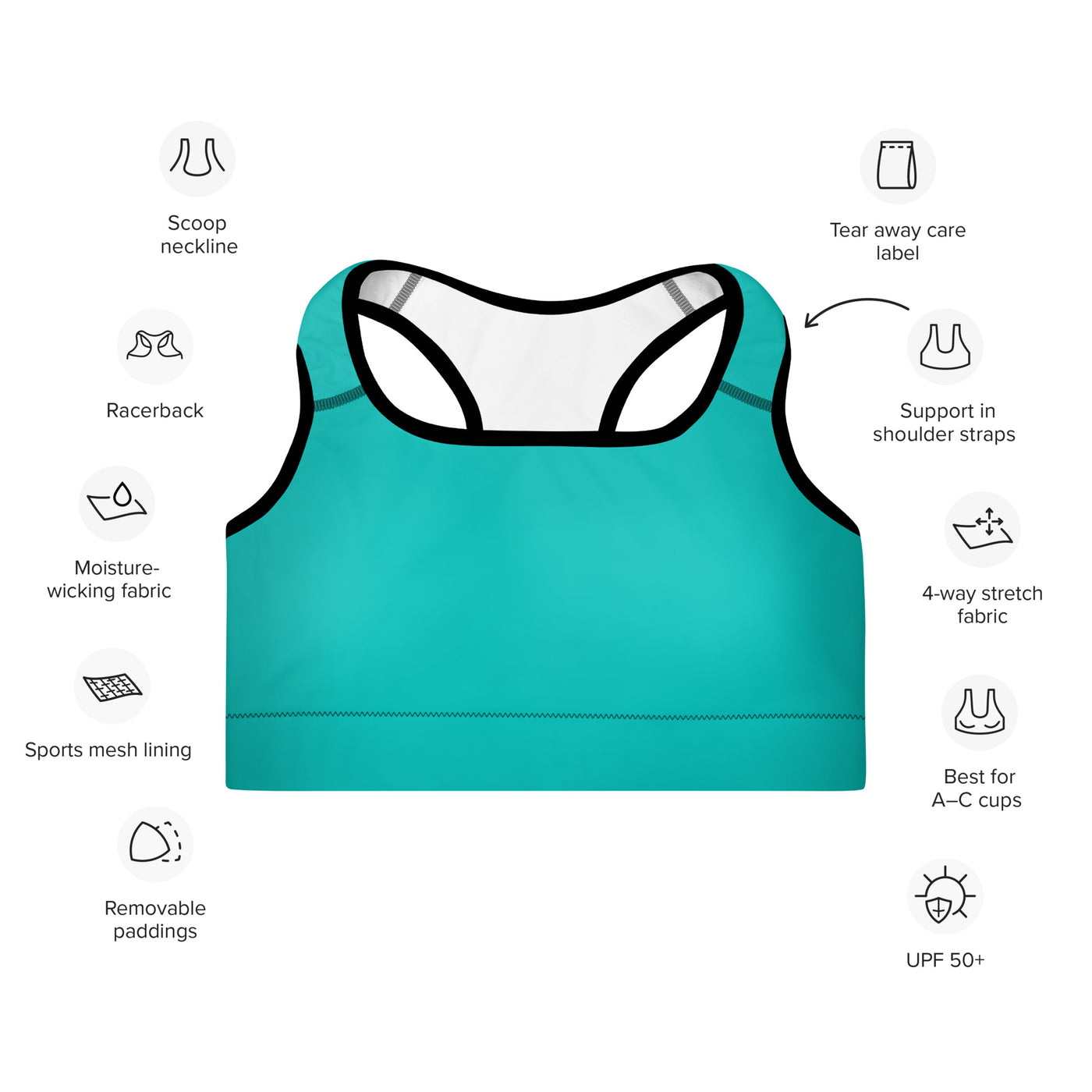 CheyenneeMagicWarrior Padded Sports Bra